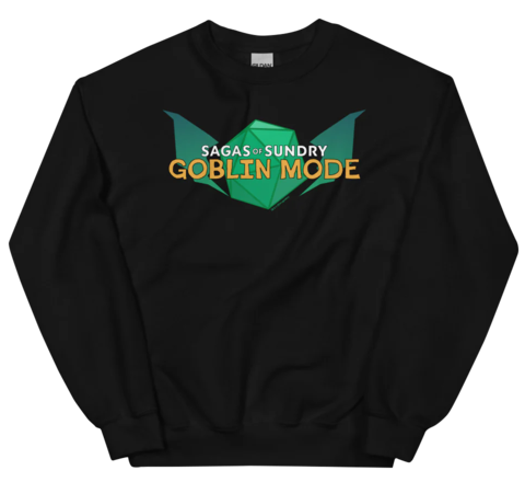 Sagas of Sundry - Goblin Mode Logo Unisex Crewneck